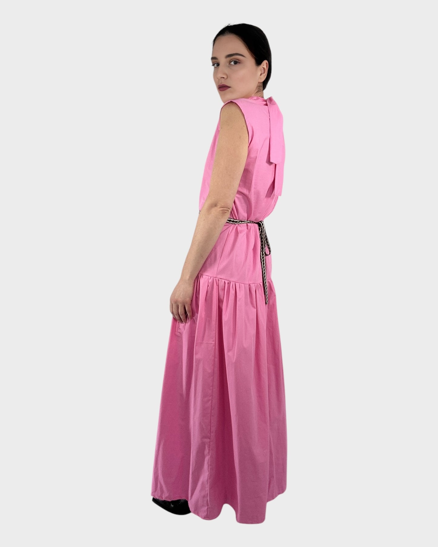 Tiered Maxi Dress in Pink