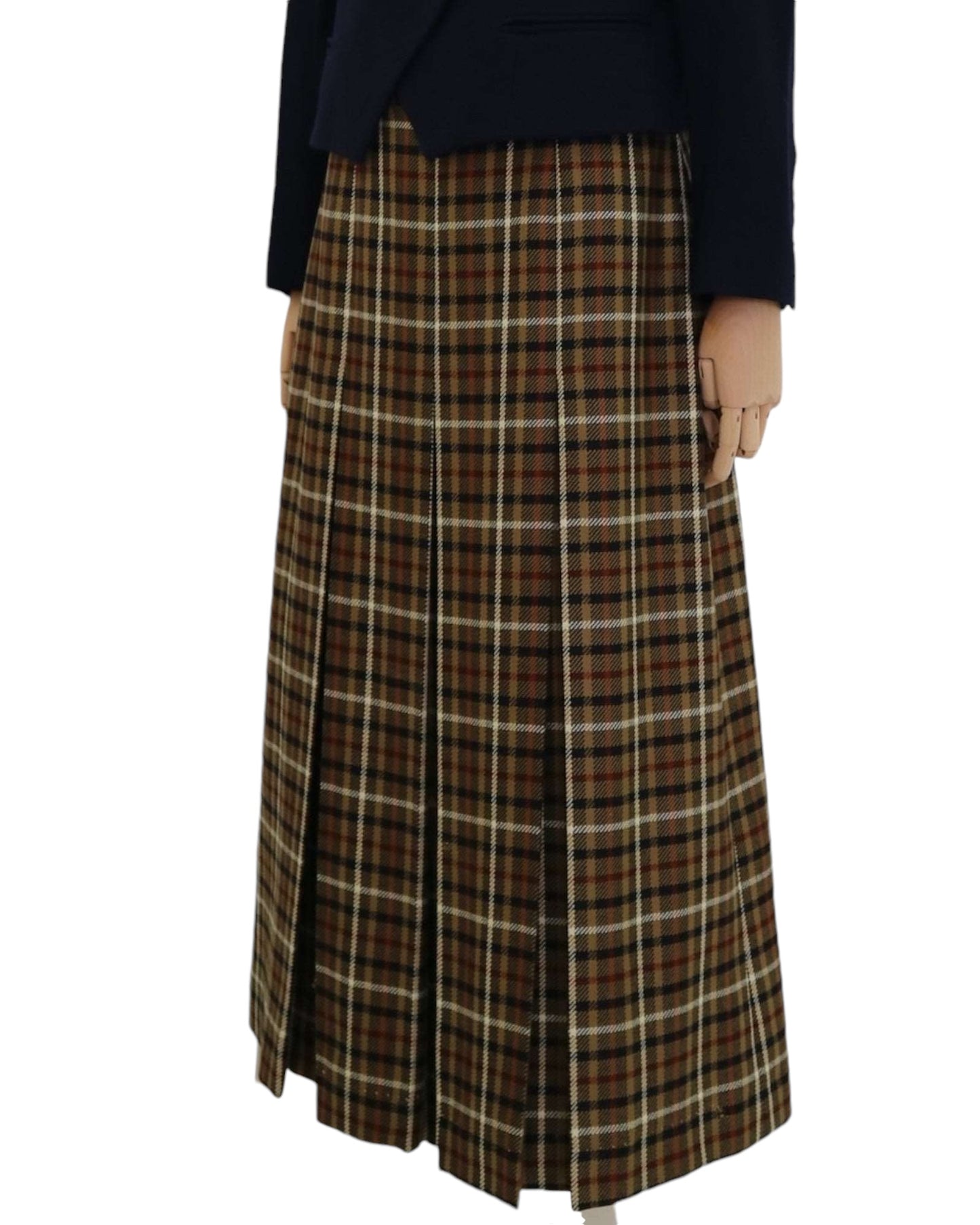 Daks Vintage Signature Wool Skirt