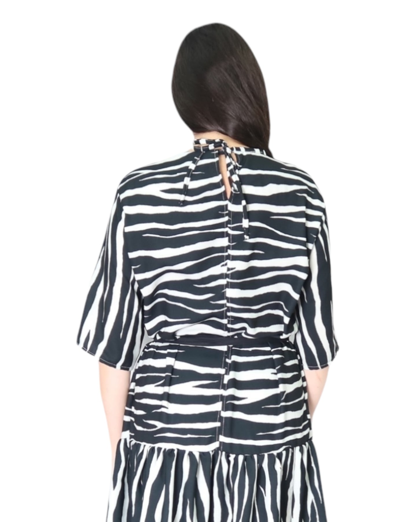 Mystic Moods Zebra Midi Dress