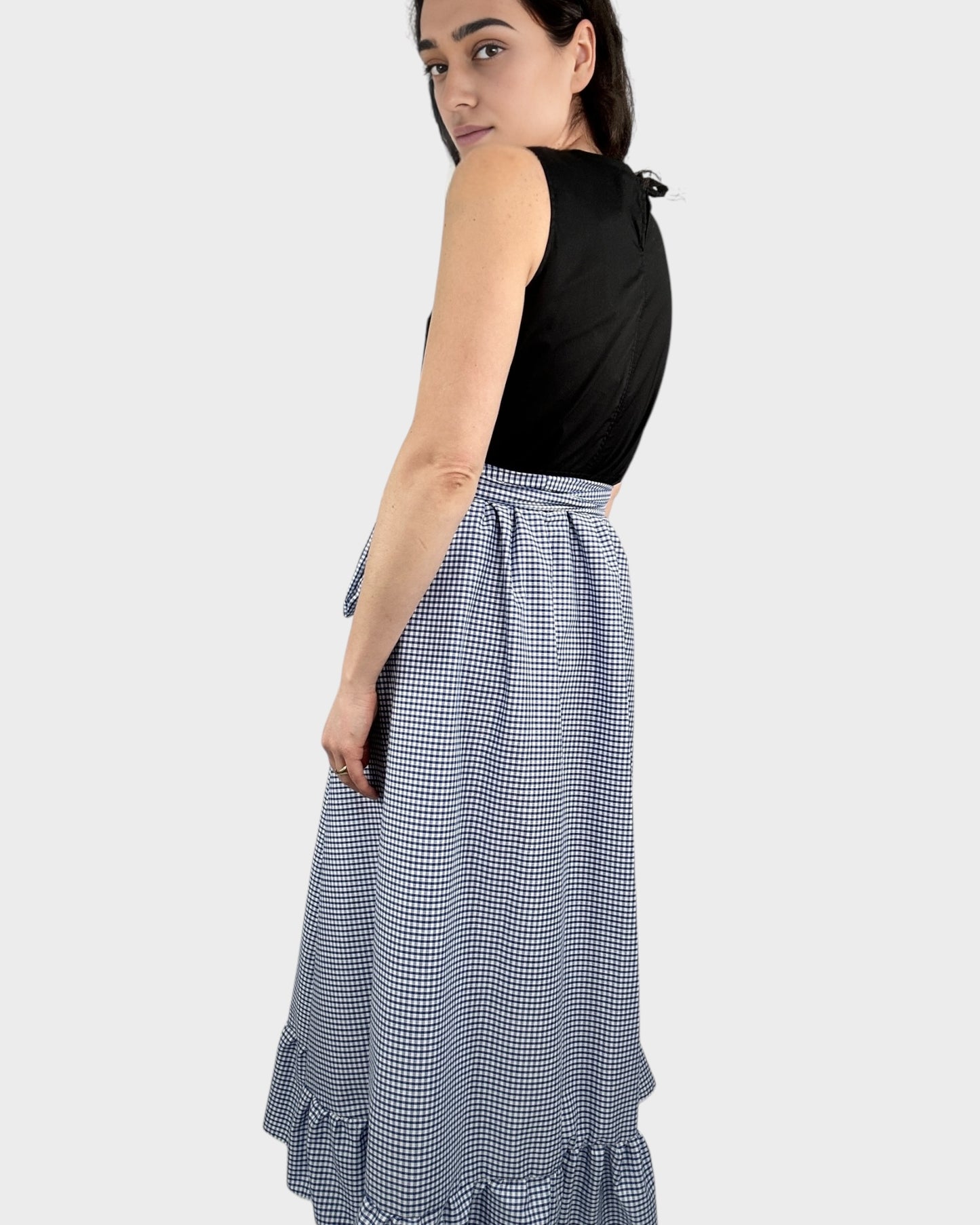 Ruffle Wrap Skirt High Waist