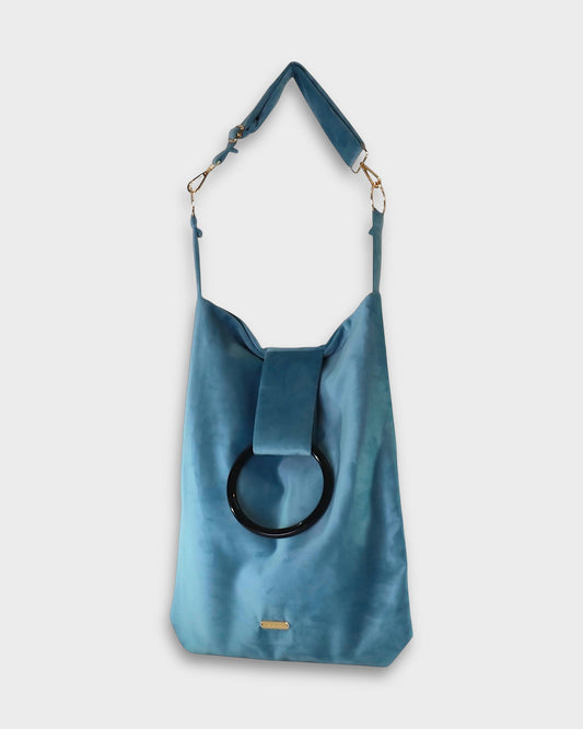 Ella Crossbody Tote Blue