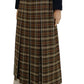 Daks Vintage Signature Wool Skirt