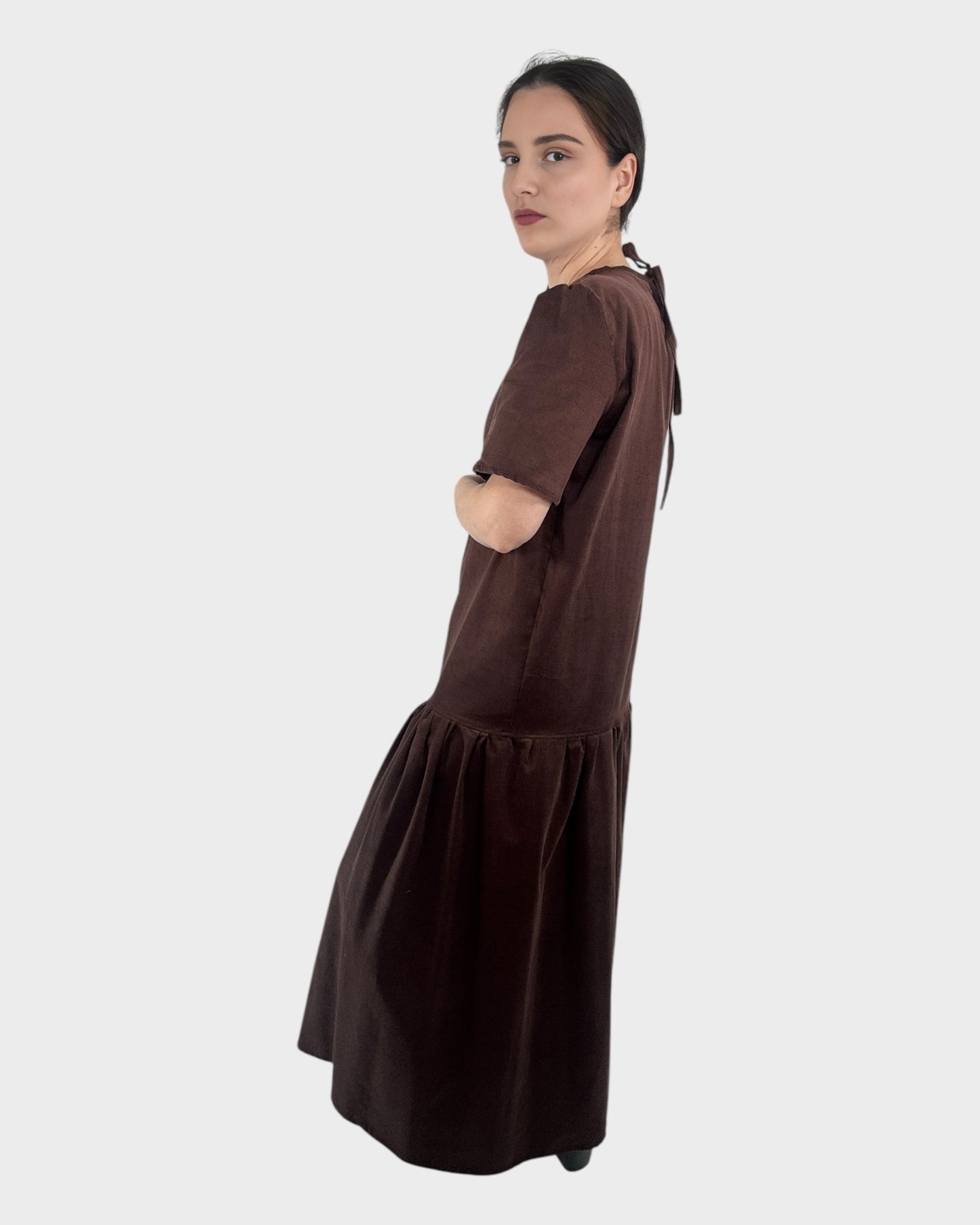 Mystic Moods  Corduroy Maxi Dress