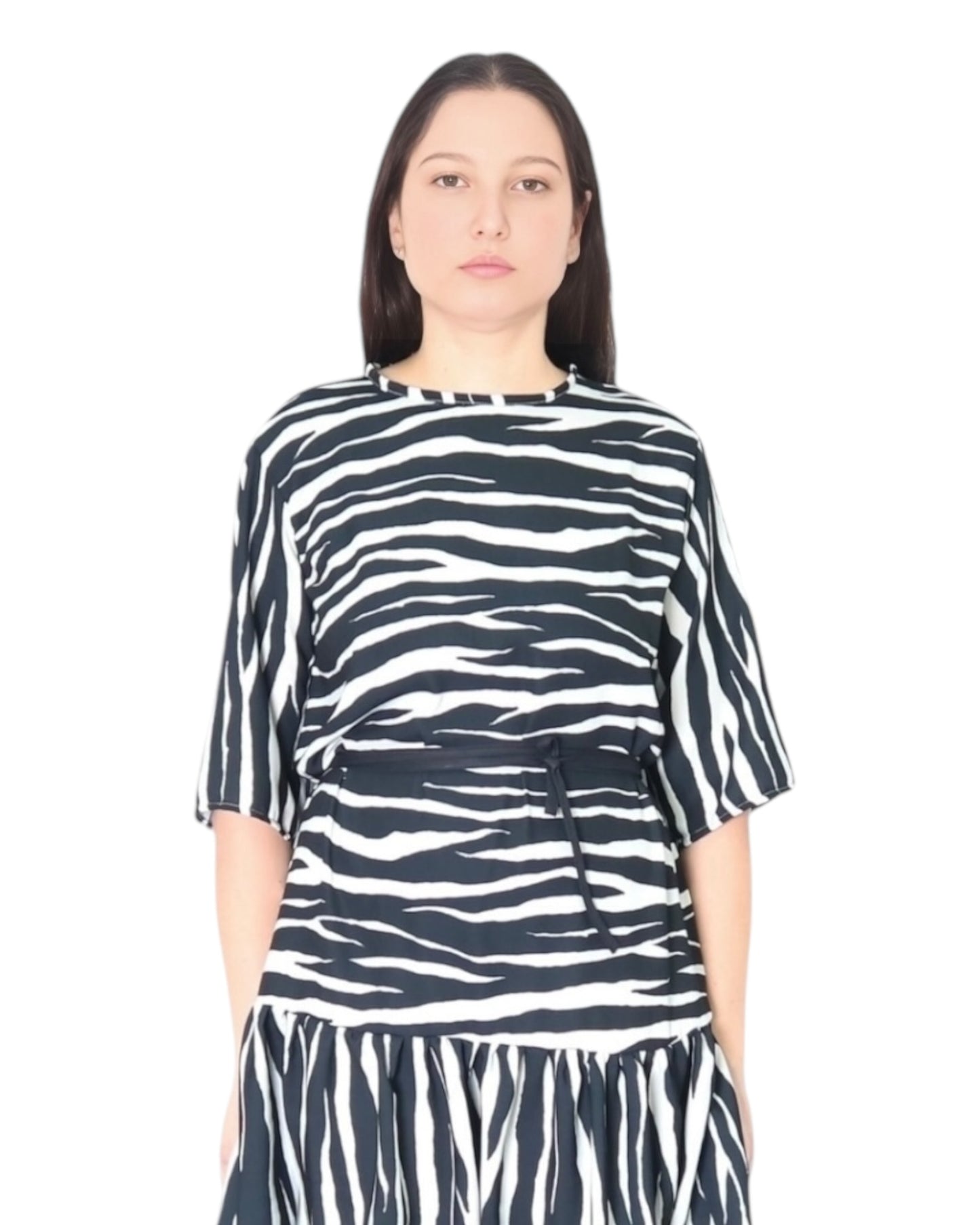 Mystic Moods Zebra Midi Dress