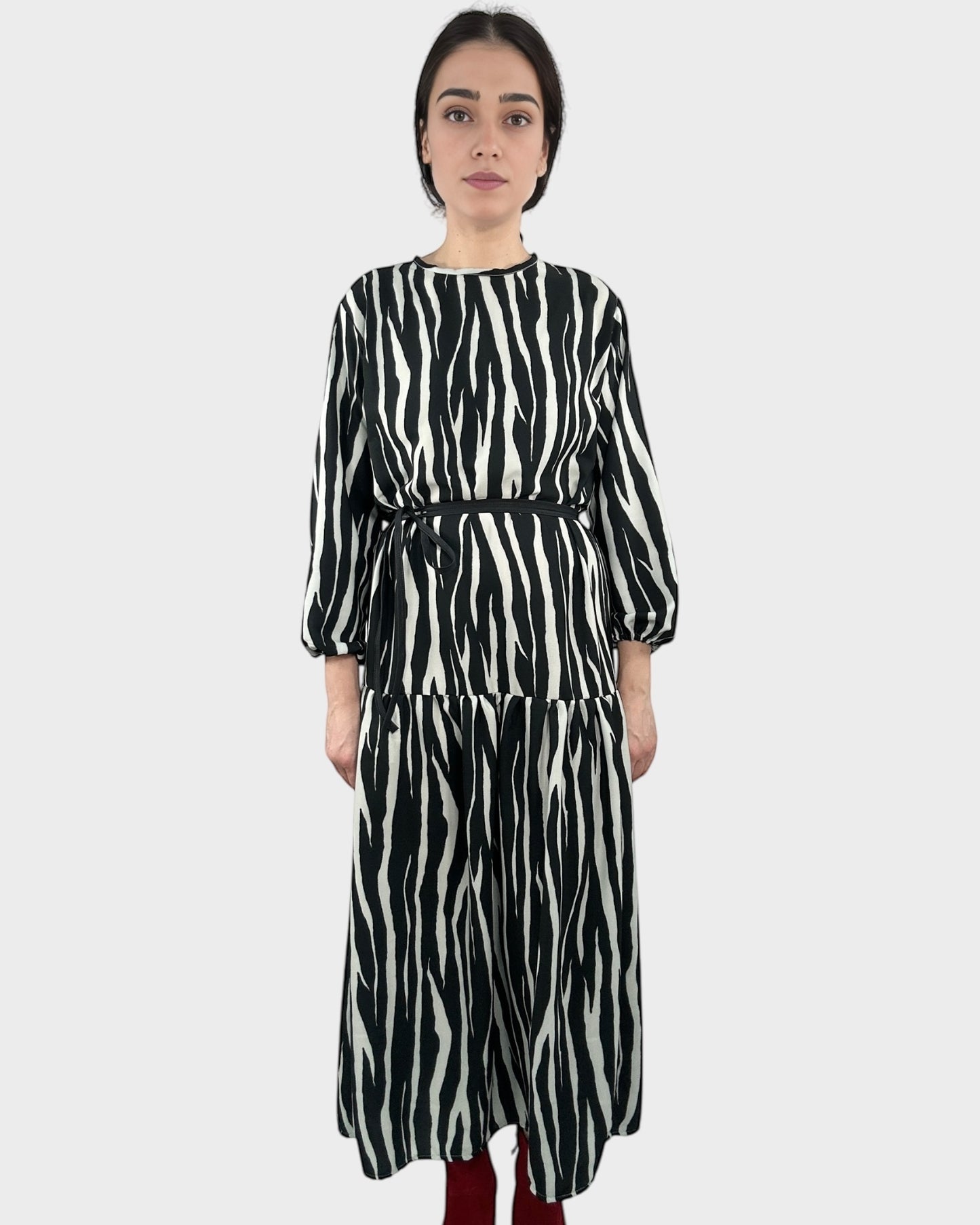 Mystic Moods Zebra Maxi Dress