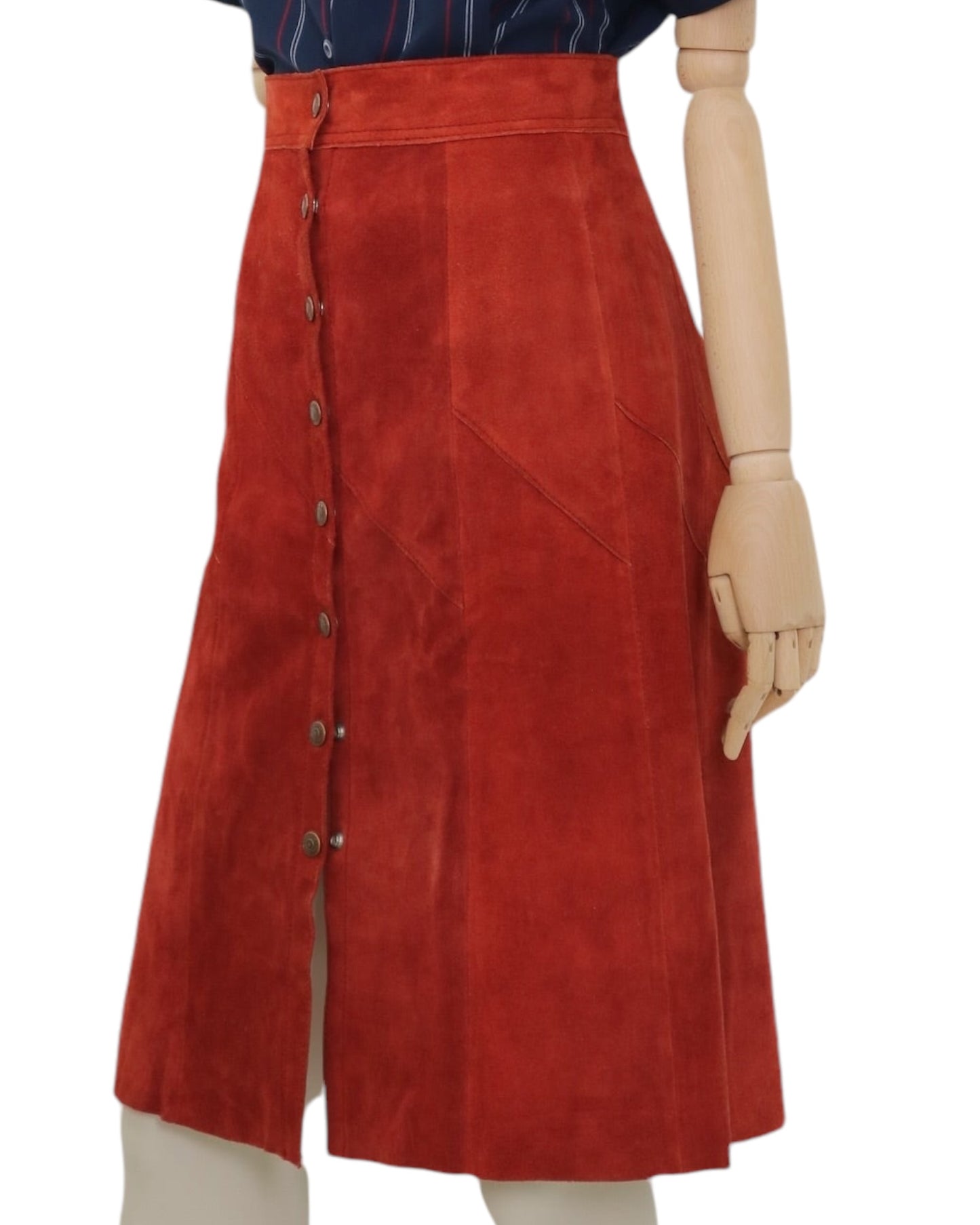 DKNY Vintage Suede Skirt