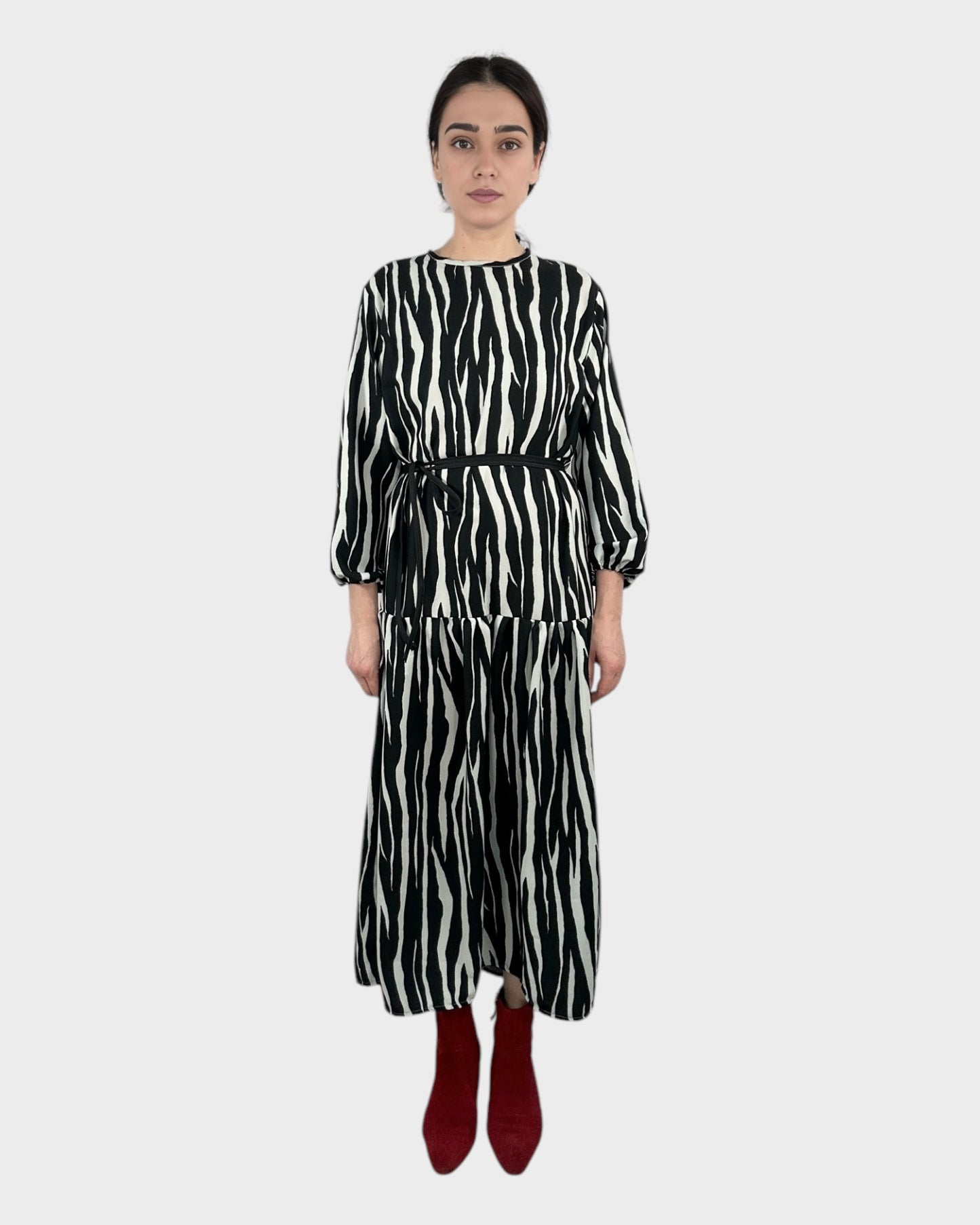 Mystic Moods Zebra Maxi Dress