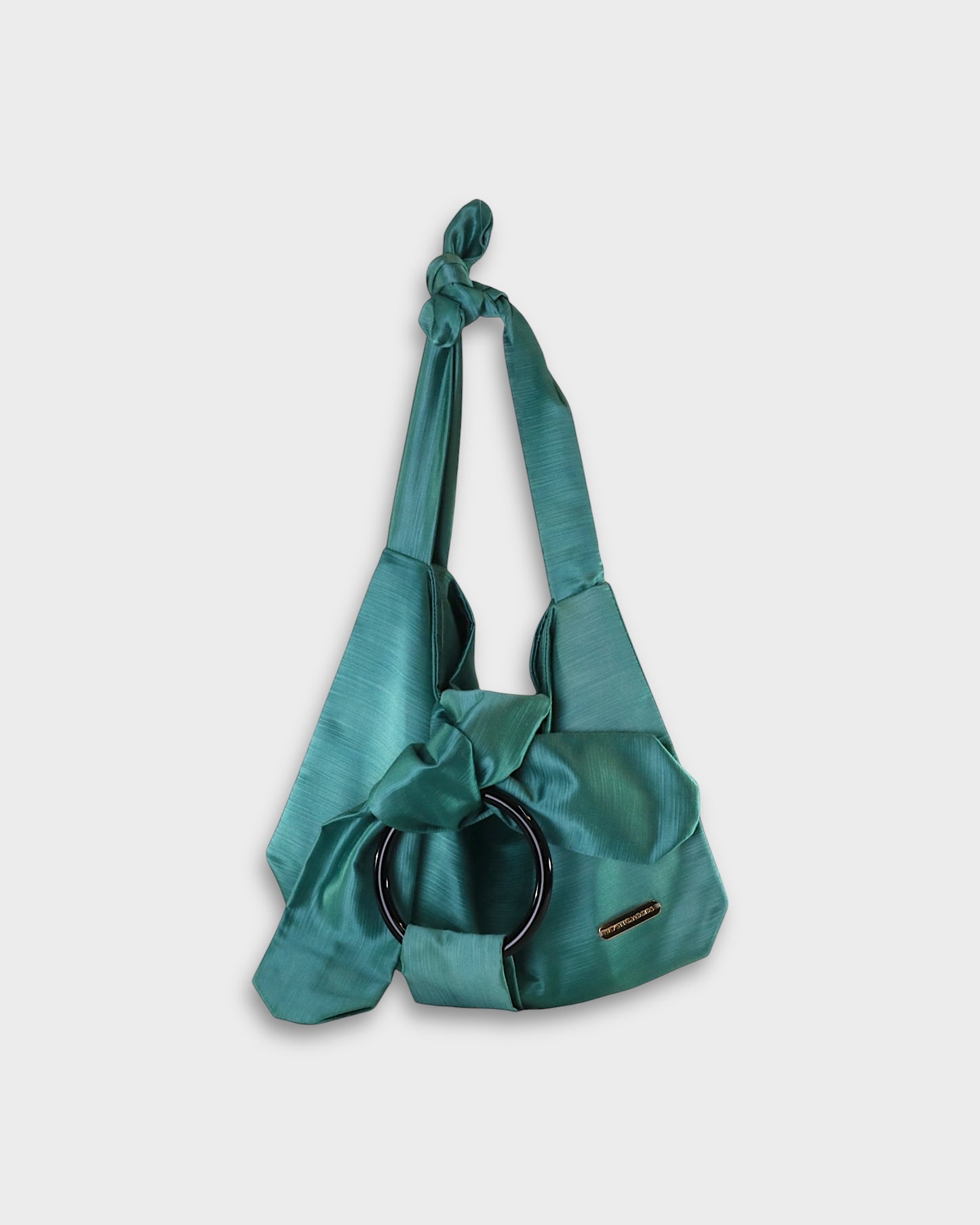 Emma Mini Hobo Bow Green