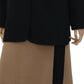 Wool Knee Length Wrap Skirt by Jigsaw