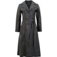 70’s Vintage Messer & Opie Leather Coat with Wide Lapel