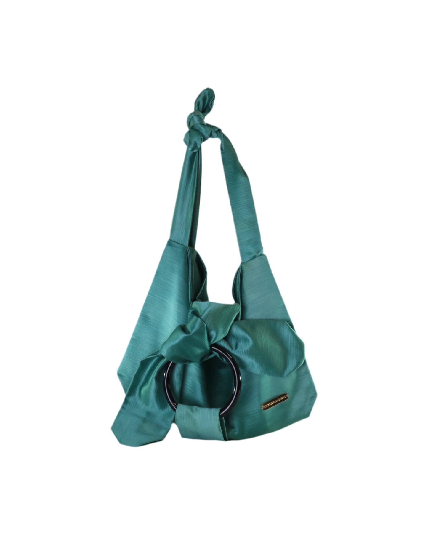 Emma Mini Hobo Bow Green