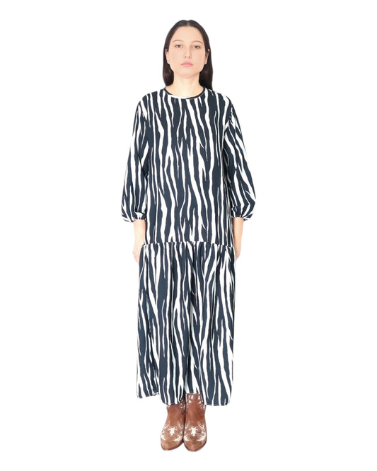 Mystic Moods Zebra Maxi Dress