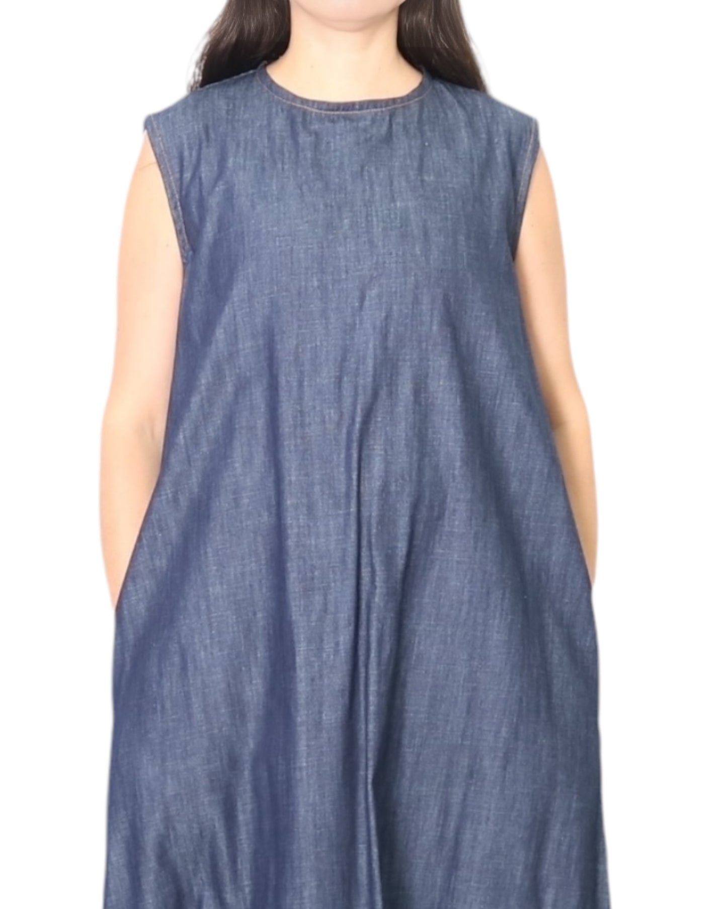 Denim Trapeze Dress