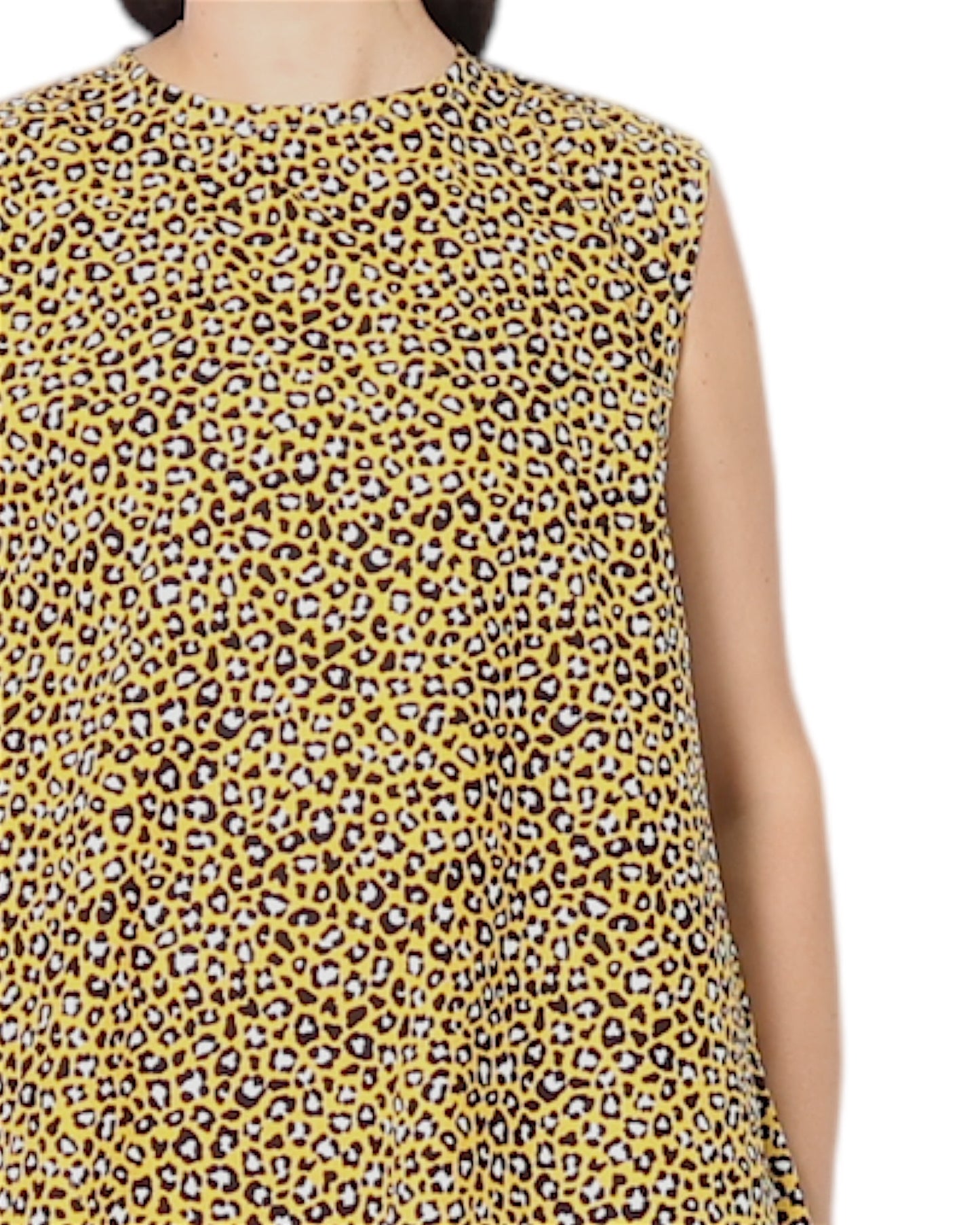 Leopard Print Tiered Midi Dress