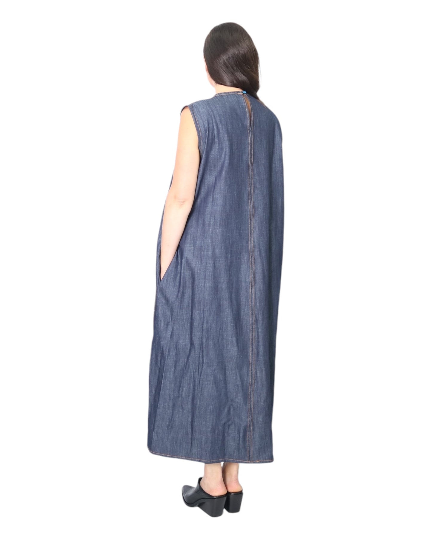 Denim Trapeze Dress