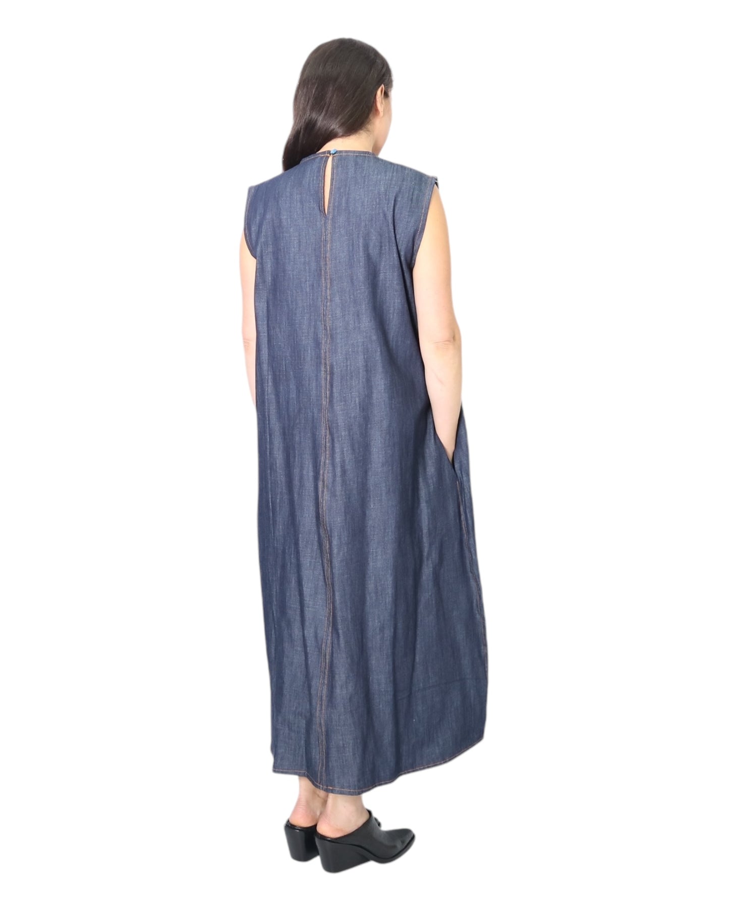 Denim Trapeze Dress