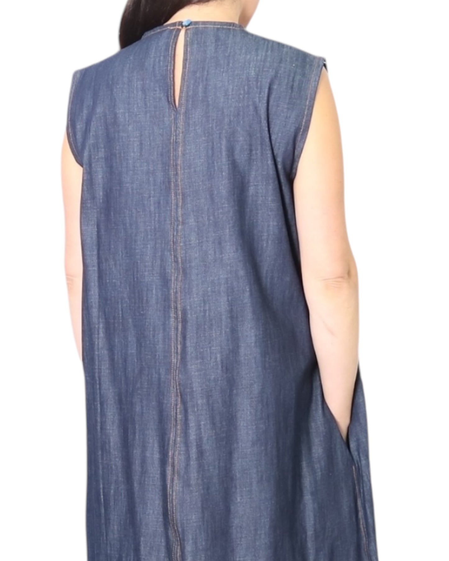 Denim Trapeze Dress