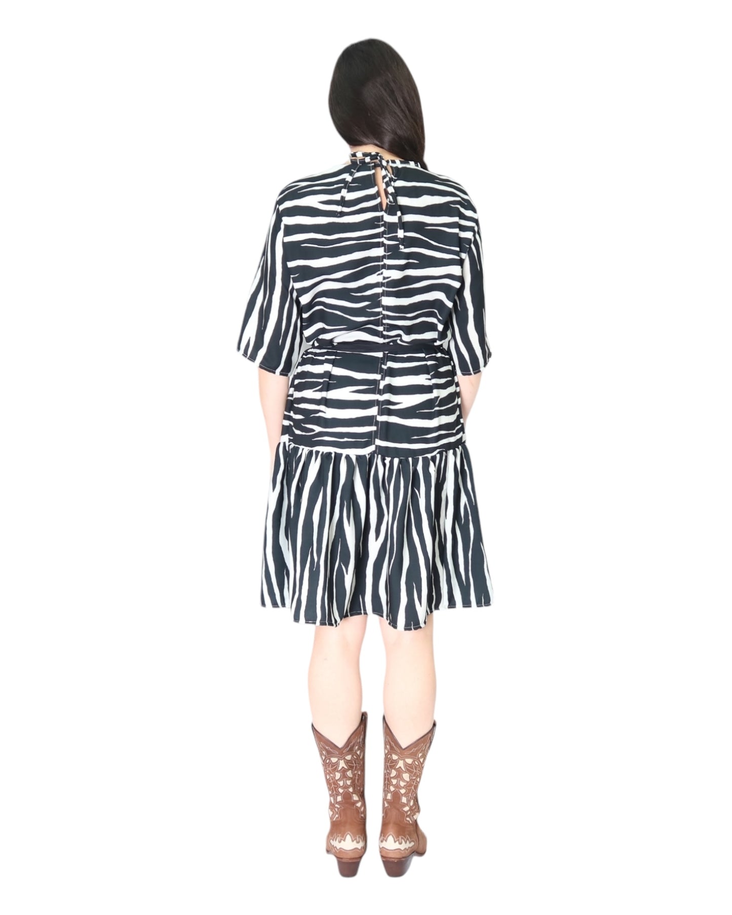 Mystic Moods Zebra Midi Dress