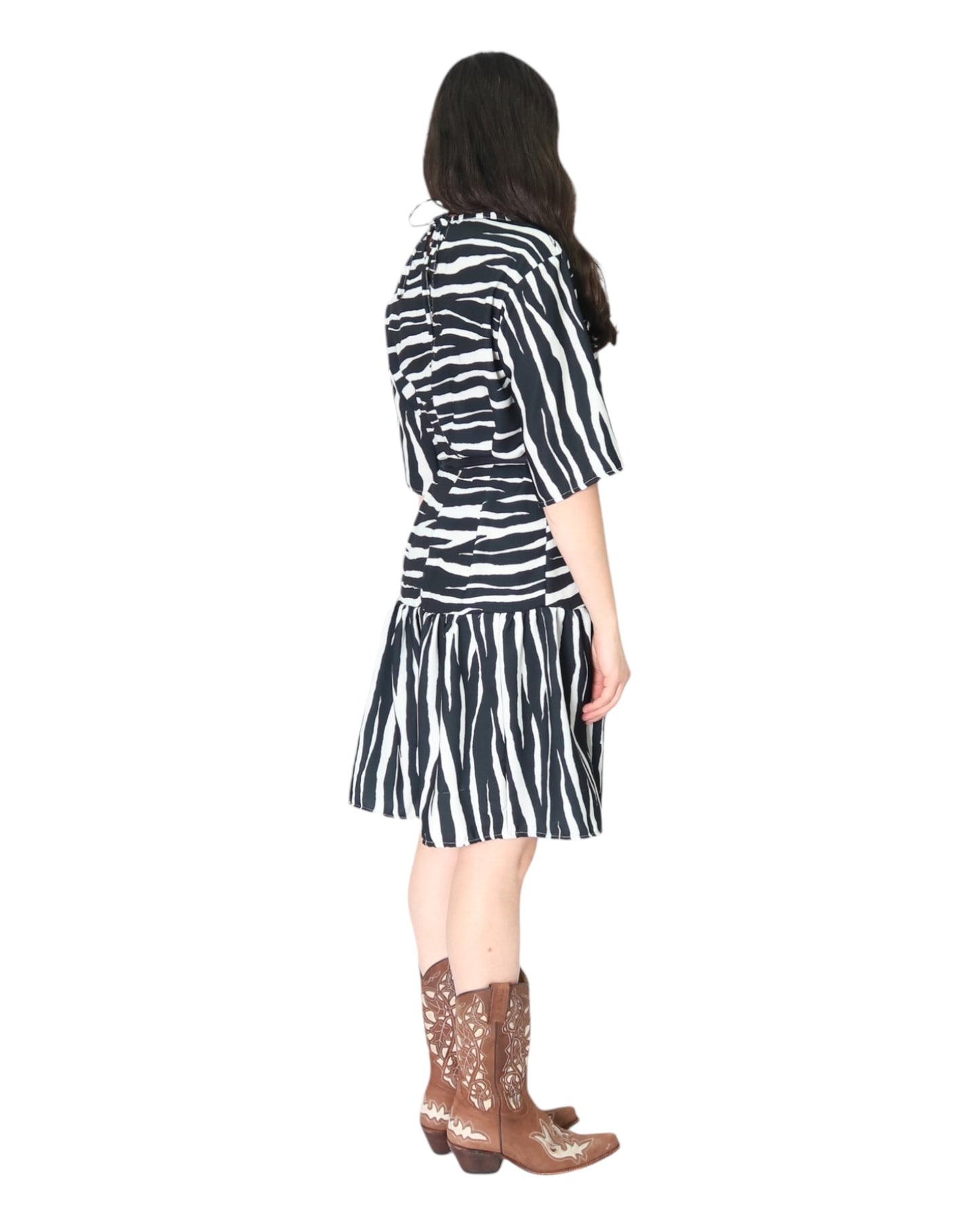 Mystic Moods Zebra Midi Dress