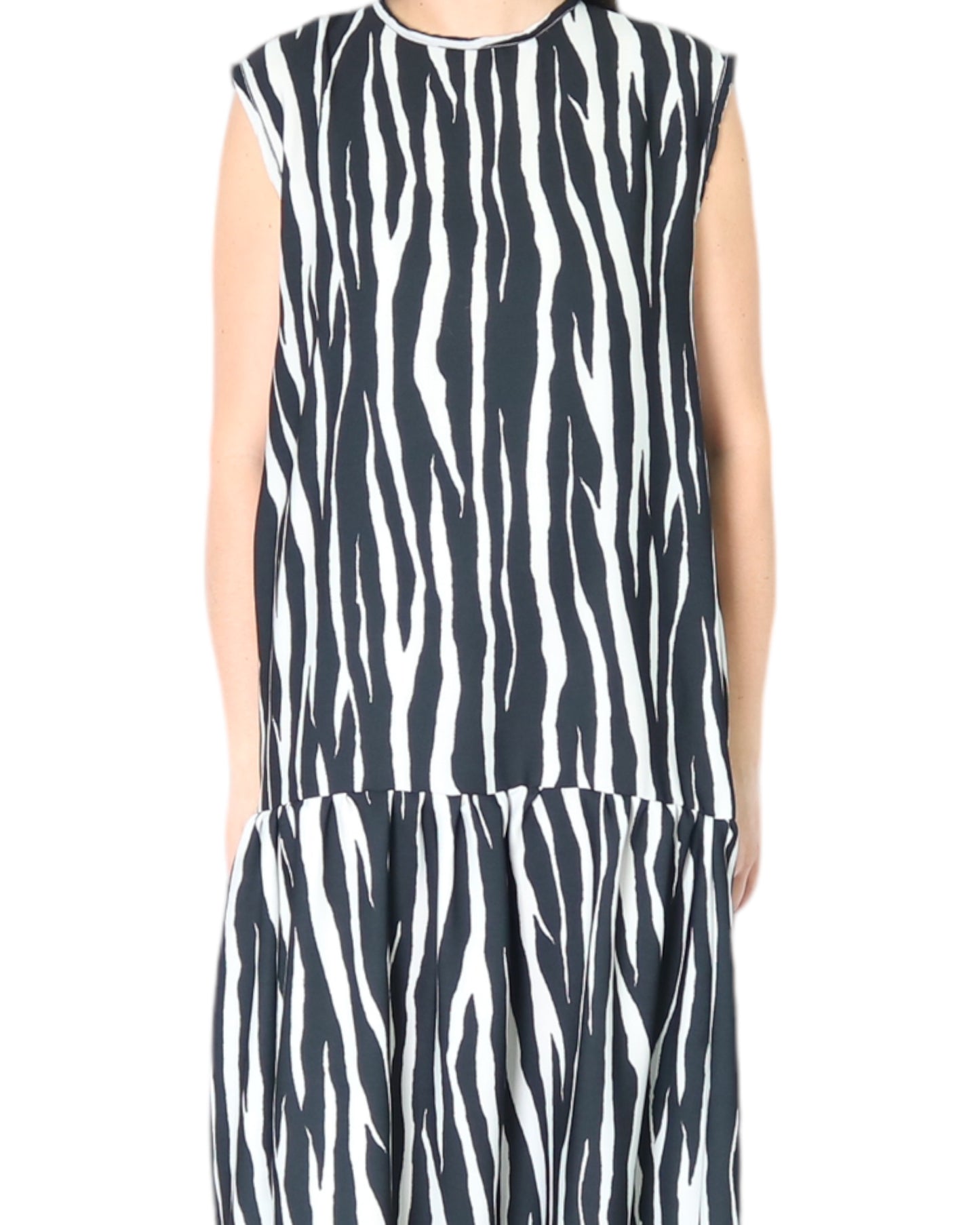 Mystic Moods Zebra  Dropped Waist Maxi