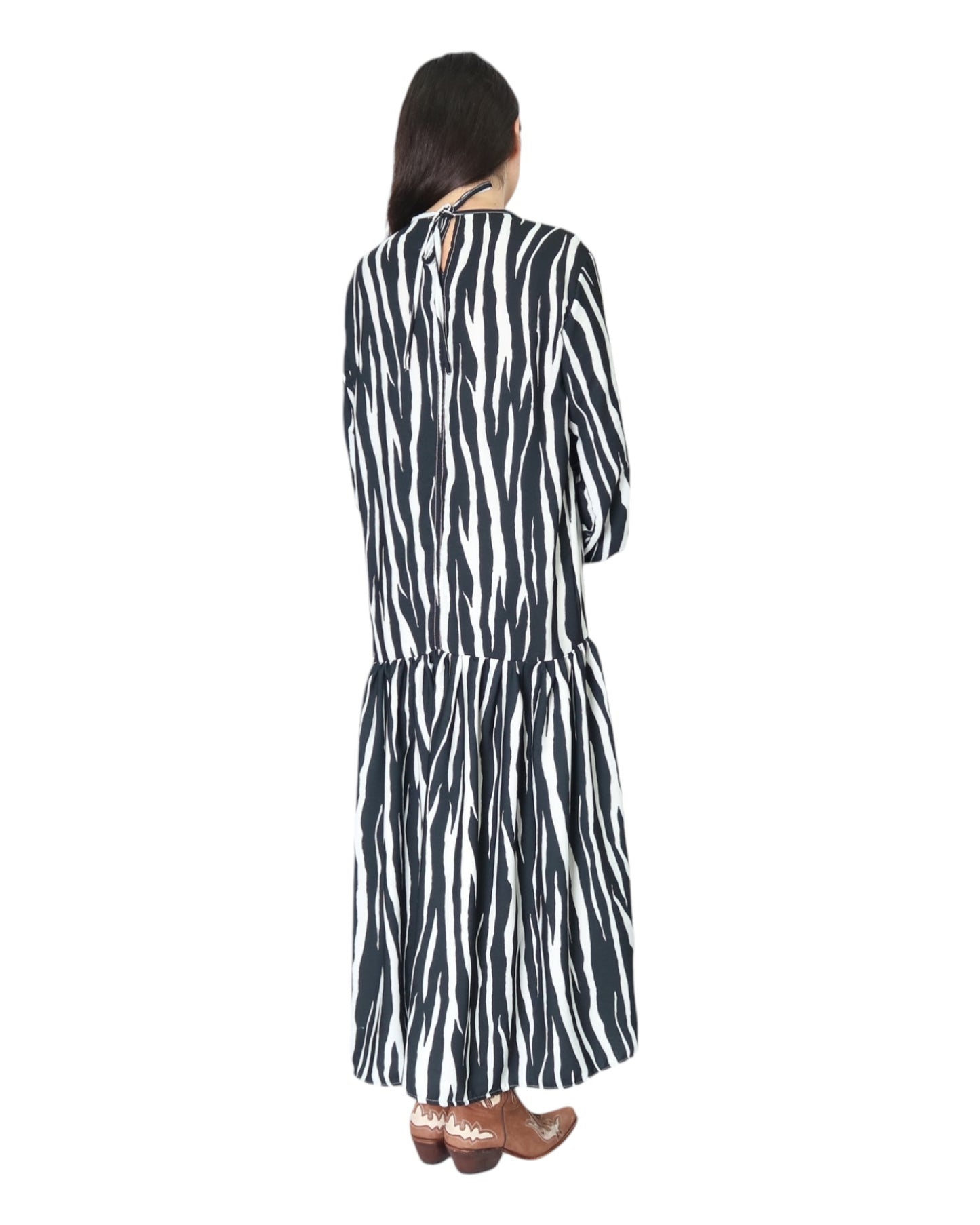 Mystic Moods Zebra Maxi Dress