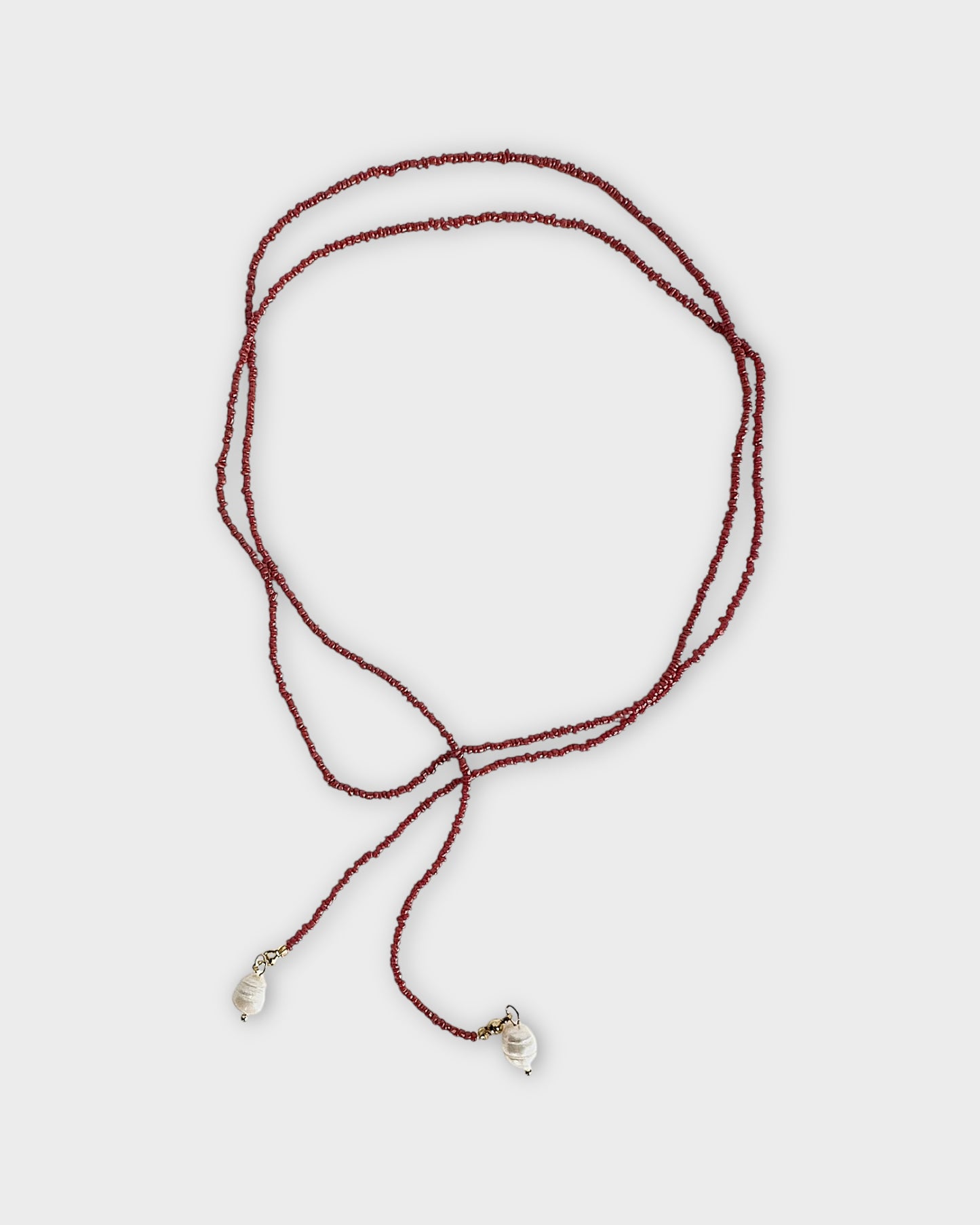 Mystic Moods Tie Pearl Necklace