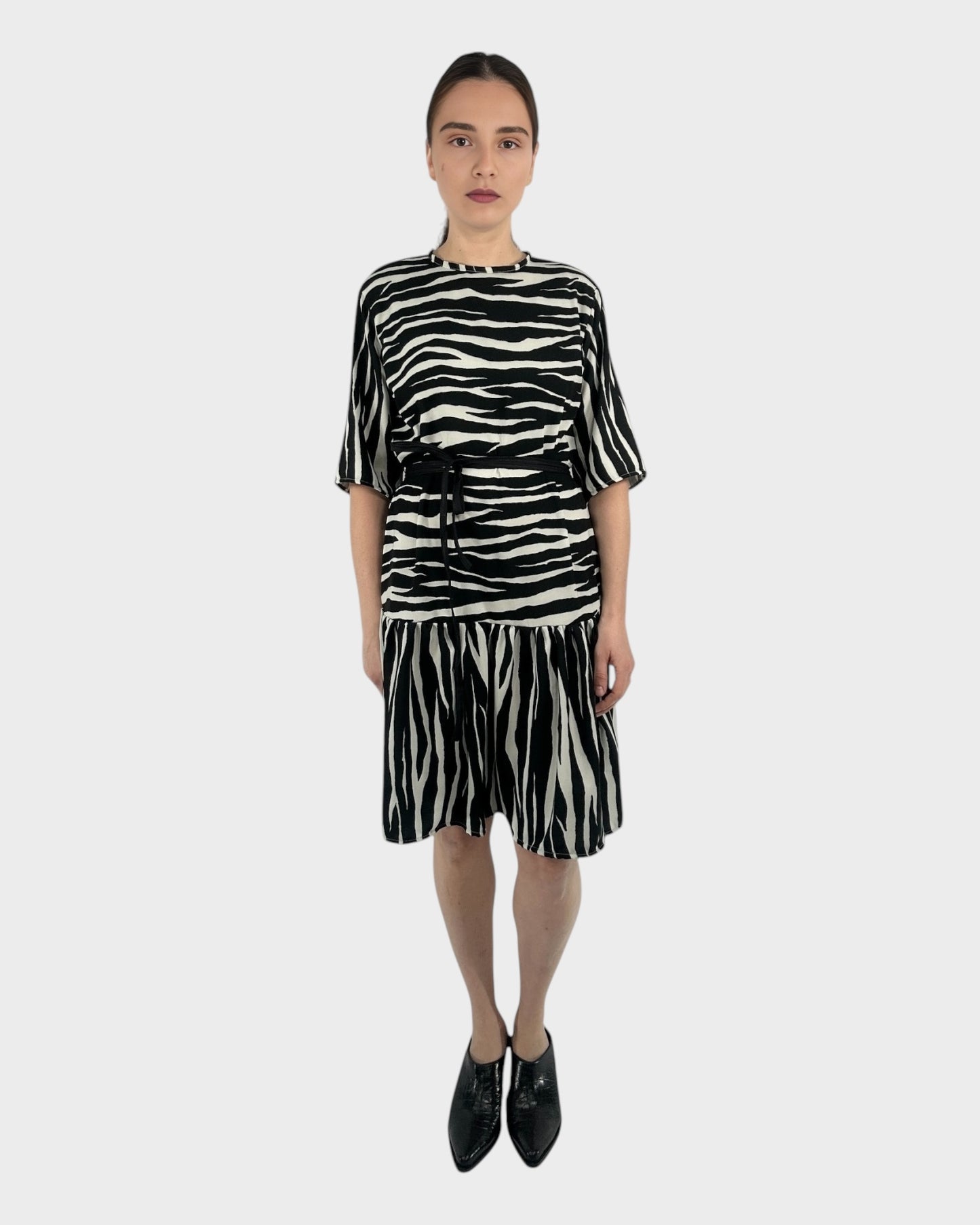 Mystic Moods Zebra Midi Dress