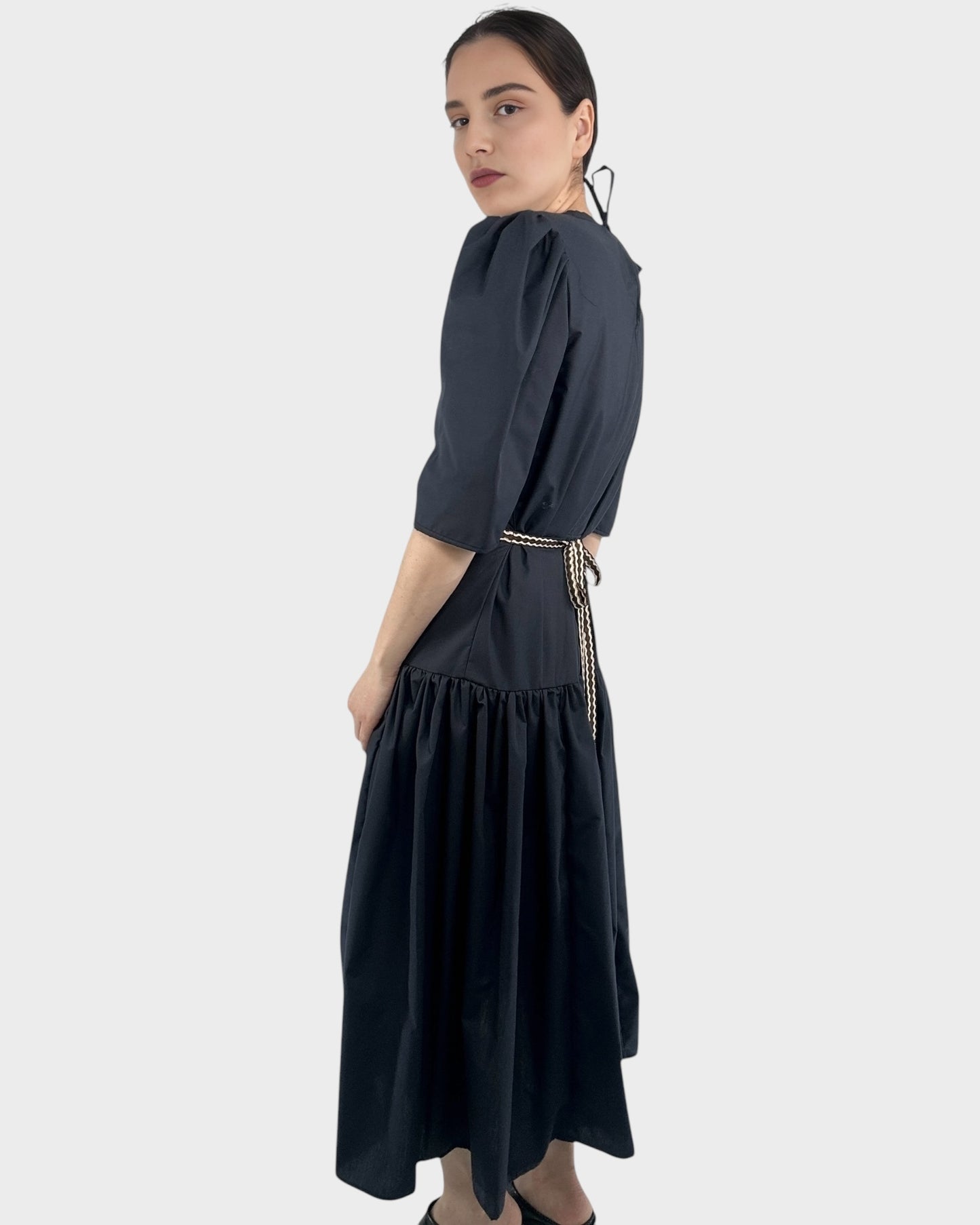 Mystic Moods Nipped in Waist Maxi Dress