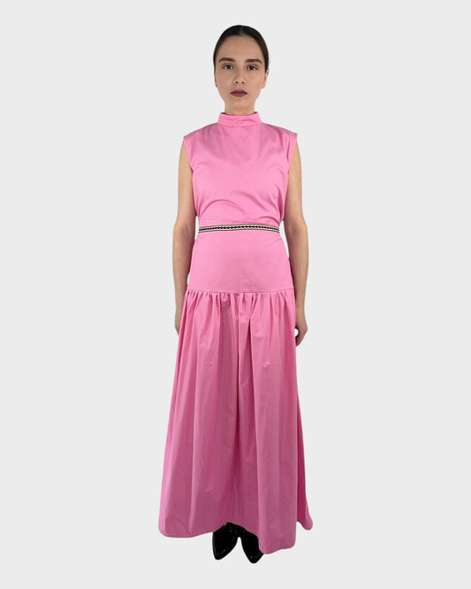 Tiered Maxi Dress in Pink