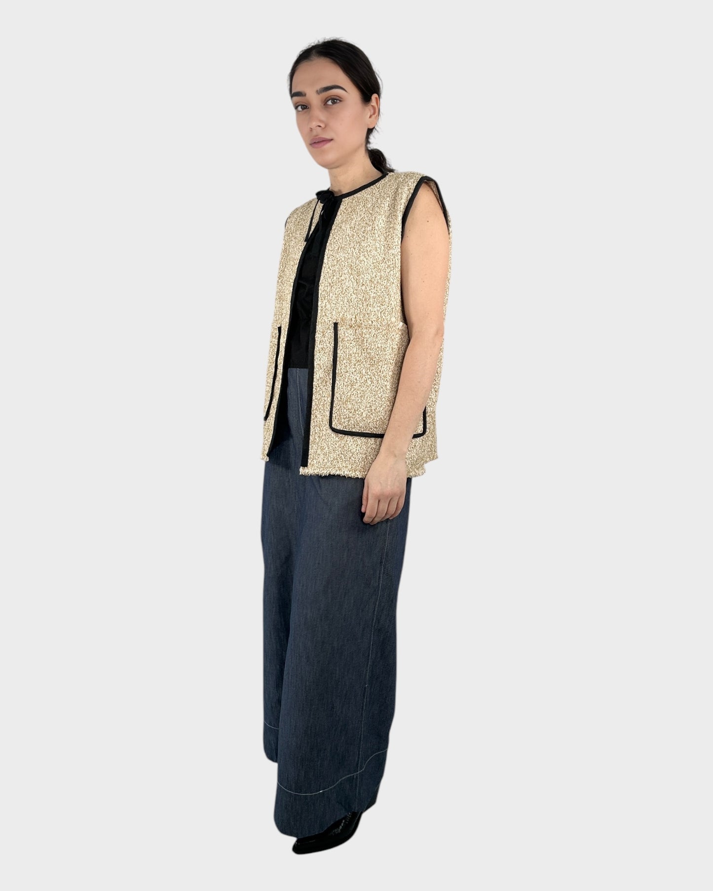 Mystic Moods Navy Crew Neck Vest