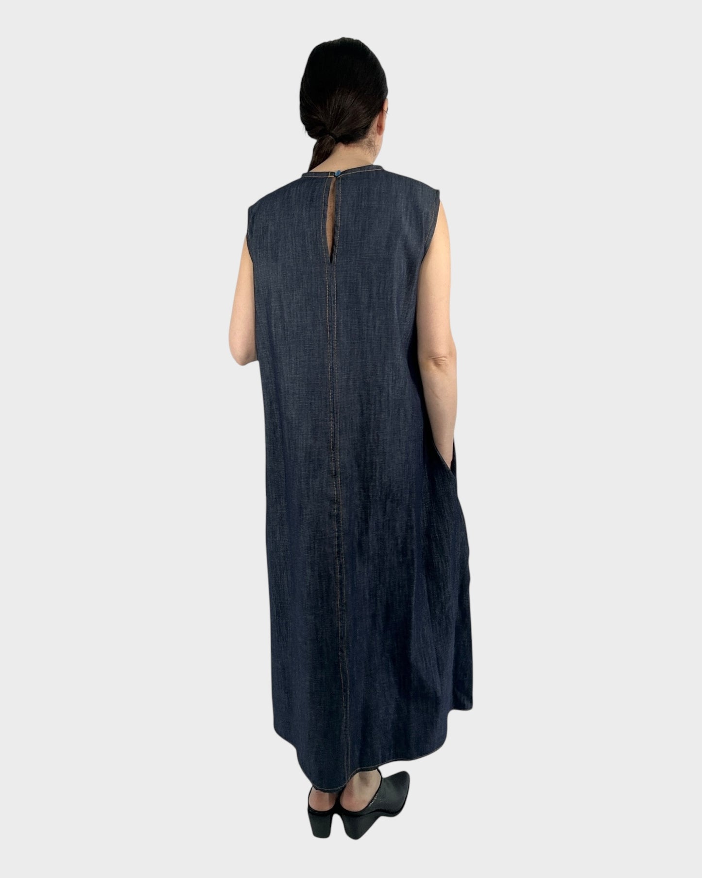 Denim Trapeze Dress