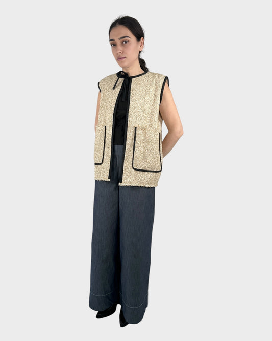 Mystic Moods Navy Crew Neck Vest