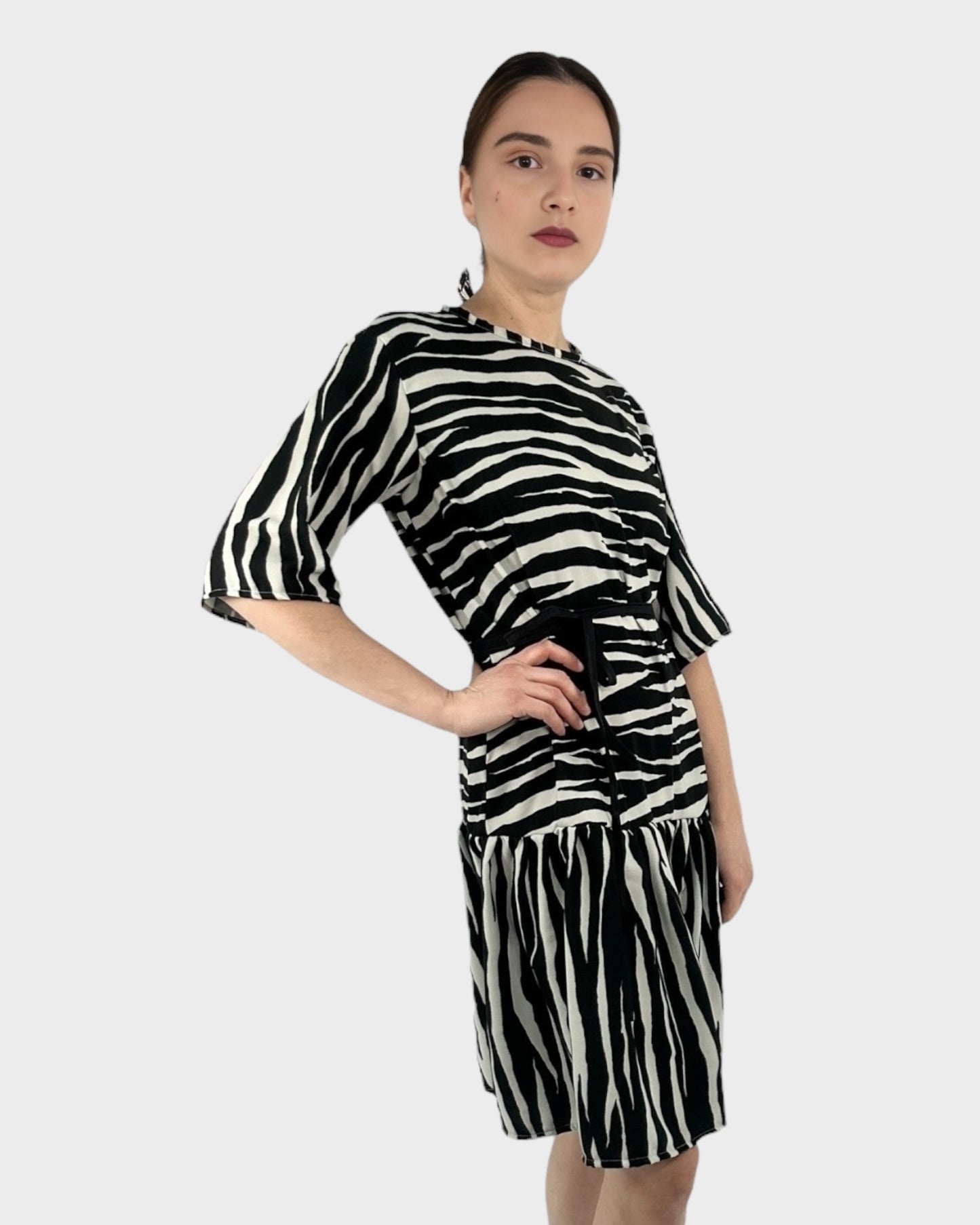 Mystic Moods Zebra Midi Dress