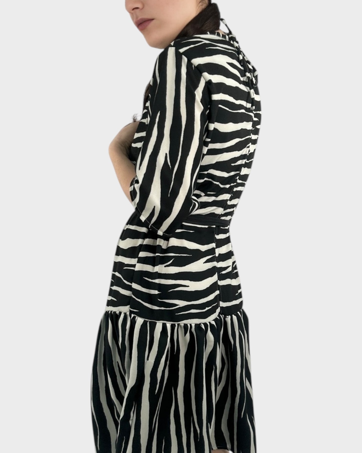 Mystic Moods Zebra Midi Dress