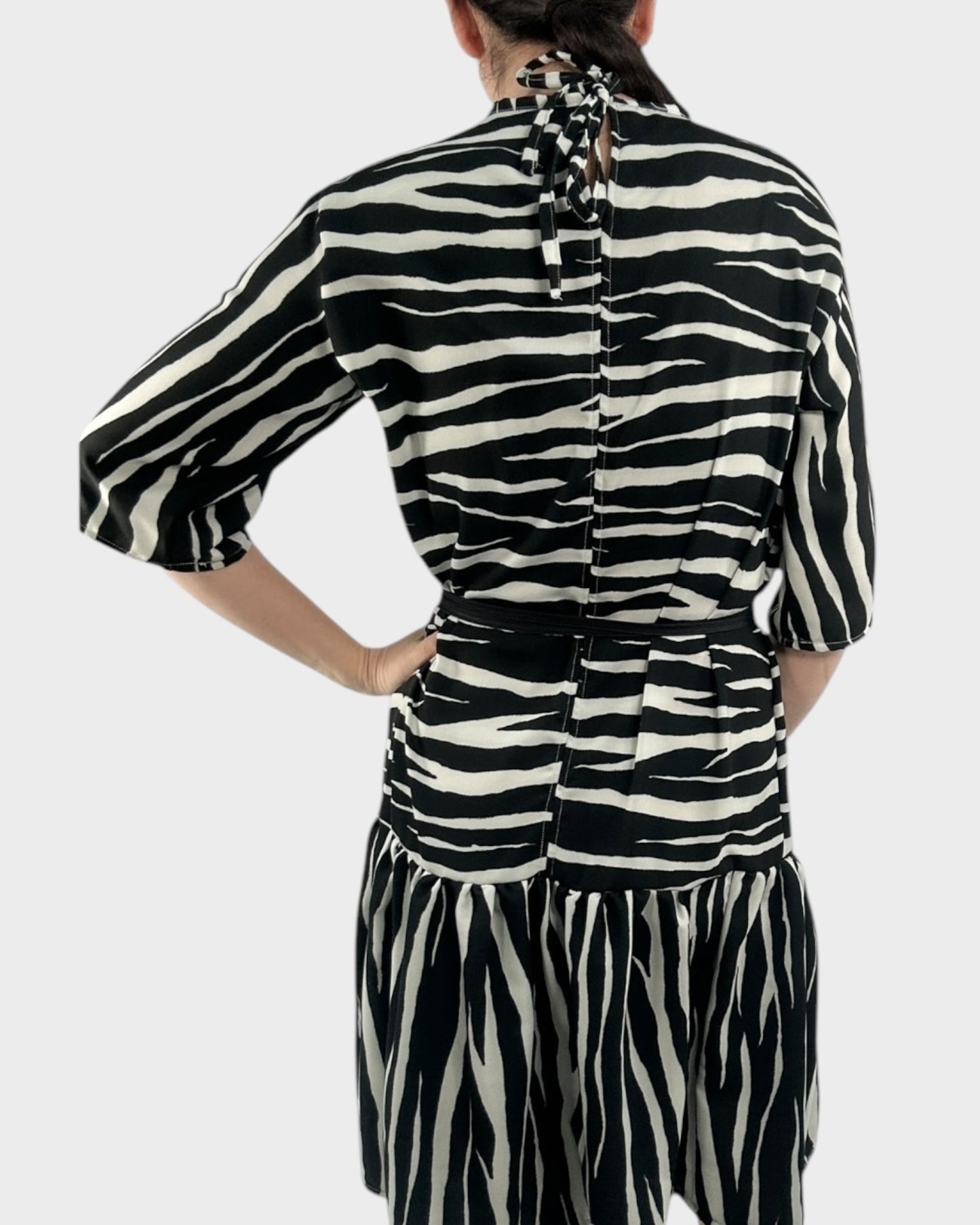 Mystic Moods Zebra Midi Dress