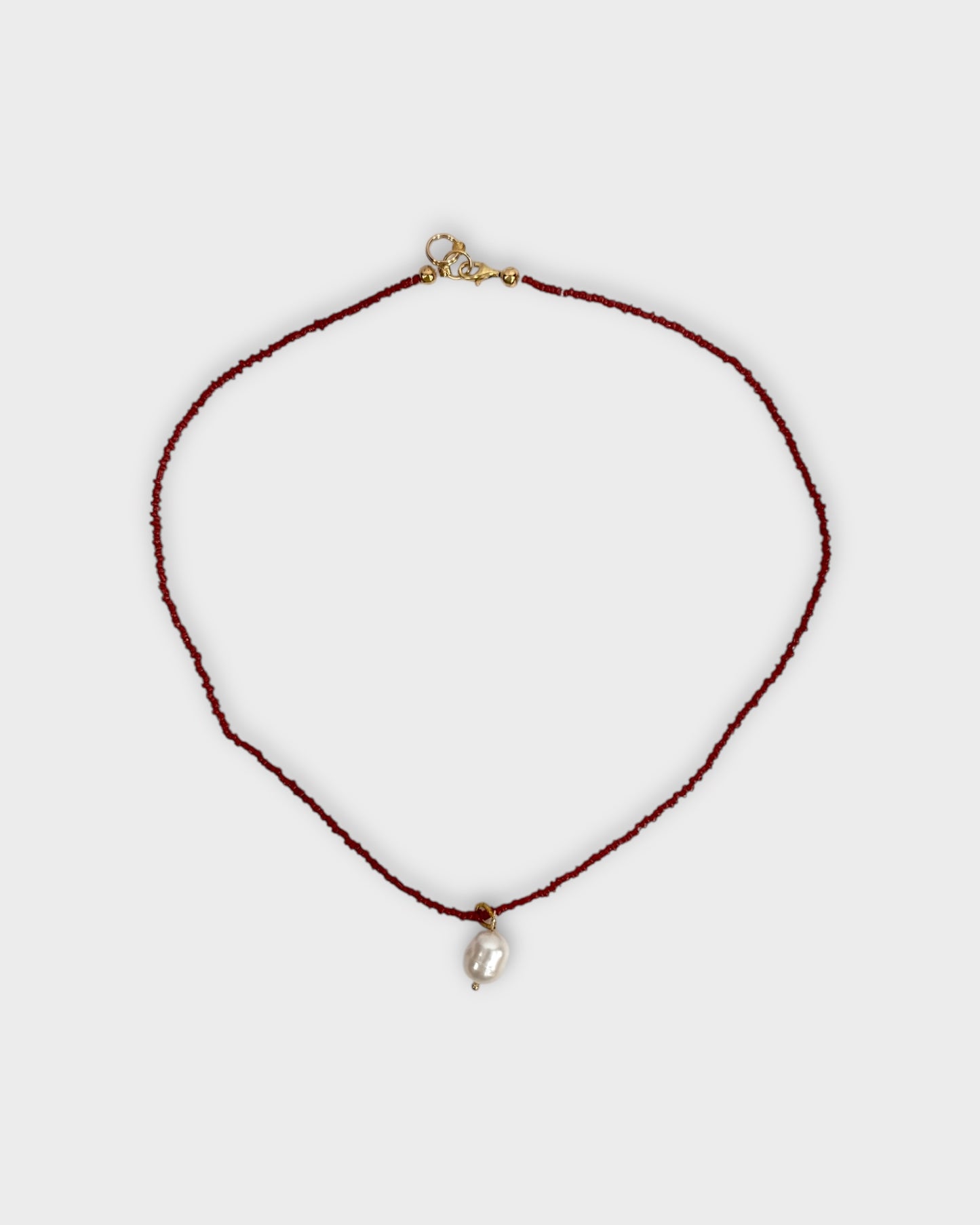 Mystic Moods Coral & Pearl Necklace